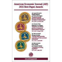 AEJ Best Paper Awards