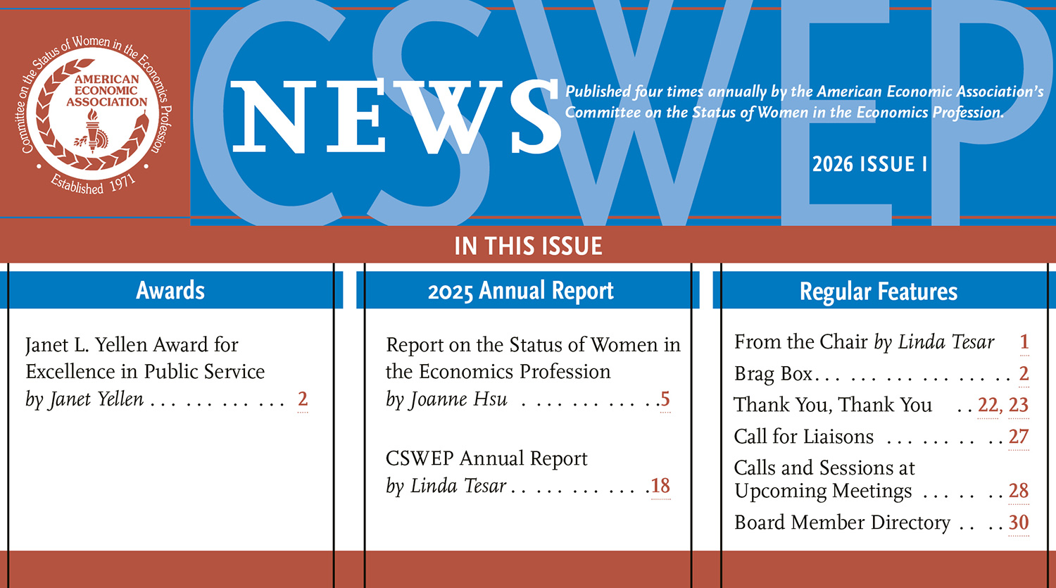 CSWEP News - Masthead